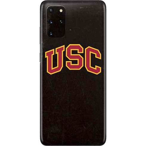 University of Southern California USC Logo Black Distressed Galaxy S20 Plus Skin