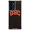 University of Southern California USC Logo Black Distressed Galaxy S21 Ultra 5G Clear Case