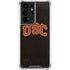 University of Southern California USC Logo Black Distressed Galaxy S21 Ultra 5G Clear Case