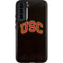 University of Southern California USC Logo Black Distressed Galaxy S22 Plus Pro Case