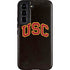 University of Southern California USC Logo Black Distressed Galaxy S22 Pro Case