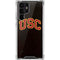 University of Southern California USC Logo Black Distressed Galaxy S22 Ultra Clear Case