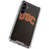 University of Southern California USC Logo Black Distressed Galaxy S23 FE Clear Case