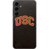 University of Southern California USC Logo Black Distressed Galaxy S23 FE Skin