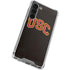 University of Southern California USC Logo Black Distressed Galaxy S23 Plus Clear Case