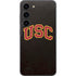 University of Southern California USC Logo Black Distressed Galaxy S23 Skin