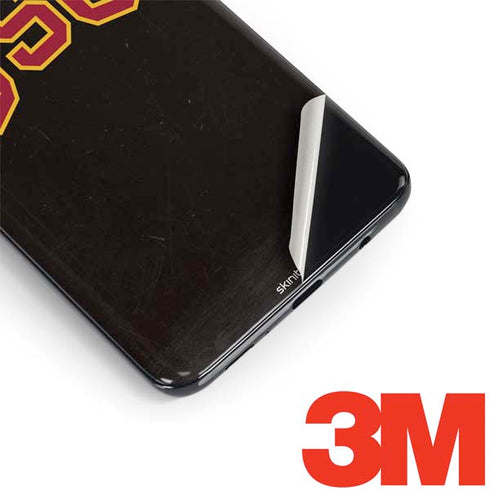 University of Southern California USC Logo Black Distressed Galaxy S9 Skin