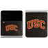 University of Southern California USC Logo Black Distressed Galaxy Z Flip4 5G Skin