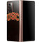 University of Southern California USC Logo Black Distressed Galaxy Z Fold2 5G Skin