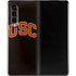 University of Southern California USC Logo Black Distressed Galaxy Z Fold3 5G Skin
