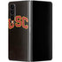 University of Southern California USC Logo Black Distressed Galaxy Z Fold4 5G Skin