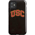 University of Southern California USC Logo Black Distressed iPhone 11 Impact Case