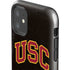 University of Southern California USC Logo Black Distressed iPhone 11 Impact Case