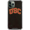 University of Southern California USC Logo Black Distressed iPhone 11 Pro Max Clear Case