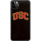 University of Southern California USC Logo Black Distressed iPhone 11 Pro Max Skin