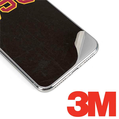 University of Southern California USC Logo Black Distressed iPhone 11 Pro Skin
