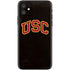 University of Southern California USC Logo Black Distressed iPhone 11 Skin