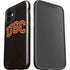 University of Southern California USC Logo Black Distressed iPhone 12 Impact Case