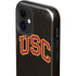 University of Southern California USC Logo Black Distressed iPhone 12 Mini Impact Case