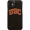 University of Southern California USC Logo Black Distressed iPhone 12 Mini Lite Case