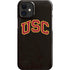 University of Southern California USC Logo Black Distressed iPhone 12 Mini Lite Case