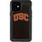 University of Southern California USC Logo Black Distressed iPhone 12 Mini Waterproof Case