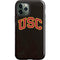 University of Southern California USC Logo Black Distressed iPhone 12 Pro Max Impact Case