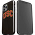 University of Southern California USC Logo Black Distressed iPhone 12 Pro Max Impact Case