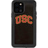 University of Southern California USC Logo Black Distressed iPhone 12 Pro Waterproof Case