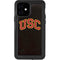University of Southern California USC Logo Black Distressed iPhone 12 Waterproof Case