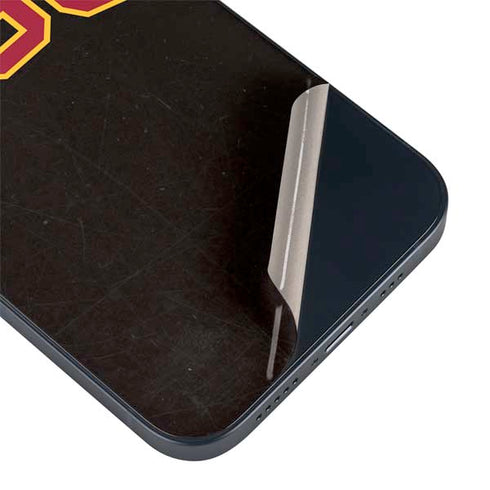 University of Southern California USC Logo Black Distressed iPhone 13 Mini Skin
