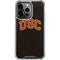 University of Southern California USC Logo Black Distressed iPhone 13 Pro Clear Case