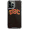 University of Southern California USC Logo Black Distressed iPhone 13 Pro Max Clear Case