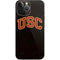 University of Southern California USC Logo Black Distressed iPhone 13 Pro Max Skin