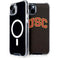 University of Southern California USC Logo Black Distressed iPhone 14 MagSafe Case