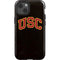 University of Southern California USC Logo Black Distressed iPhone 14 Impact Case