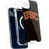 University of Southern California USC Logo Black Distressed iPhone 14 Plus MagSafe Case