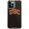 University of Southern California USC Logo Black Distressed iPhone 15 Pro Max Clear Case