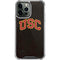 University of Southern California USC Logo Black Distressed iPhone 14 Pro Max Clear Case