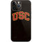 University of Southern California USC Logo Black Distressed iPhone 14 Pro Max Skin