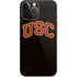 University of Southern California USC Logo Black Distressed iPhone 14 Pro Max Skin