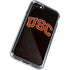 University of Southern California USC Logo Black Distressed iPhone SE (2nd & 3rd Gen) Clear Case