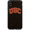 University of Southern California USC Logo Black Distressed iPhone X Pro Case