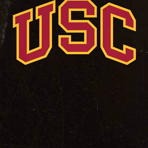 University of Southern California USC Logo Black Distressed iPhone XR Skin