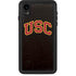 University of Southern California USC Logo Black Distressed iPhone XR Waterproof Case