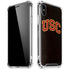 University of Southern California USC Logo Black Distressed iPhone XS Max Clear Case