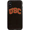 University of Southern California USC Logo Black Distressed iPhone XS Pro Case