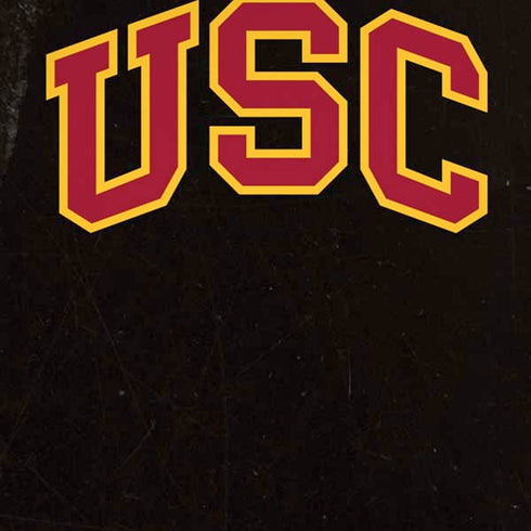 University of Southern California USC Logo Black Distressed iPhone XS Pro Case