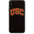 University of Southern California USC Logo Black Distressed iPhone XS Skin