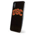 University of Southern California USC Logo Black Distressed iPhone XS Skin